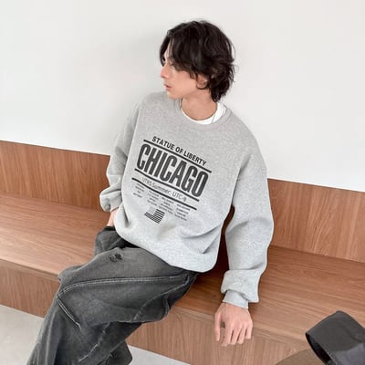 【現貨】CHICAGO印花大學T10