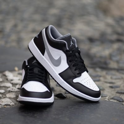 【低調高顏值💥】Air Jordan 1 Low SHADOW 小影子 黑白灰勾｜553558-0403