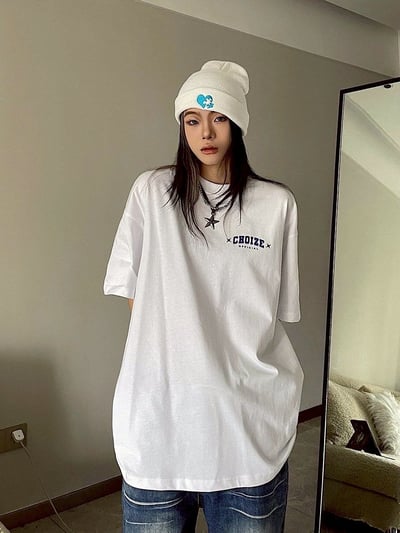 【SORONA® 涼感現貨】CHOIZE視覺錯位印花短T8