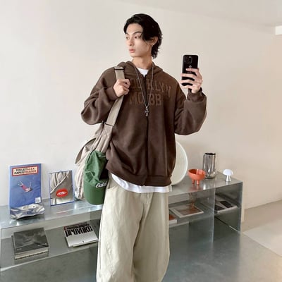 【現貨】BROOKLYN MOBB毛巾繡內絨毛外套11