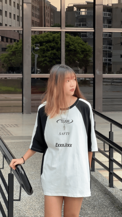 【現貨】美式撞色賽車風短T3