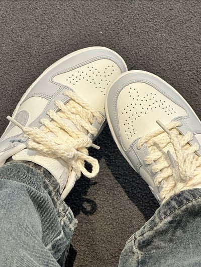 【現貨】NIKE Wmns Dunk Low Needlework 浮雕骨白灰｜FJ4553-13313