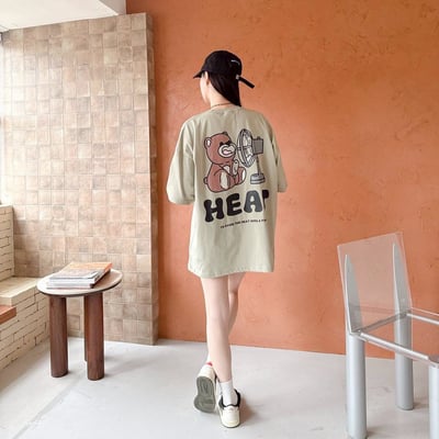 【現貨】HEAT 電扇小熊短T13