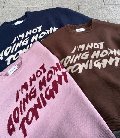 【現貨】英文字母短寬超親膚彈力針織毛衣1