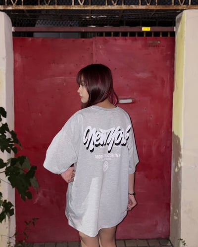 【現貨】newyork 立體陰影短T4