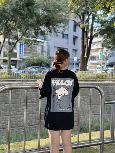 【現貨】PiLLOW 睡覺狗印花短T1