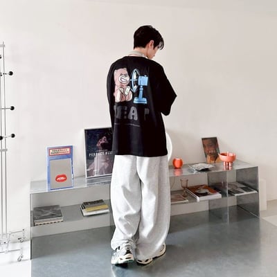 【現貨】HEAT 電扇小熊短T4