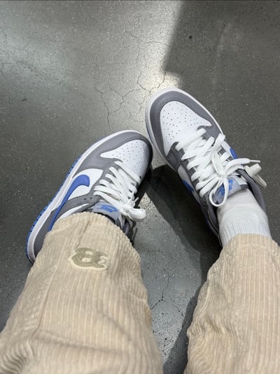 【海外限定 ! 預購】Nike Dunk Low 奶霜灰藍 女段 ｜FB9109-1212