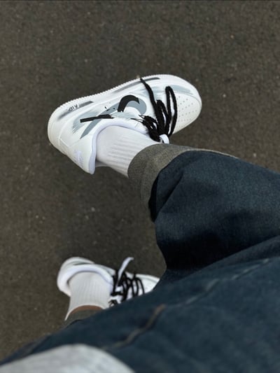 【訂製款】Nike Air Force 1 時空斷裂灰痕3