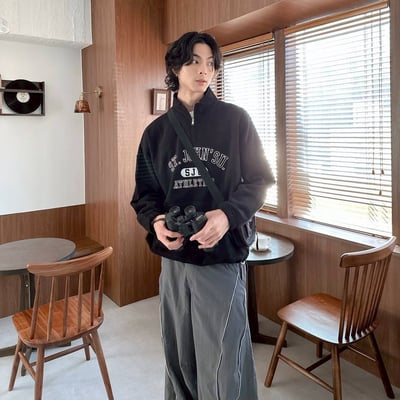 【現貨】ATHLETICS刺繡立領衛衣5