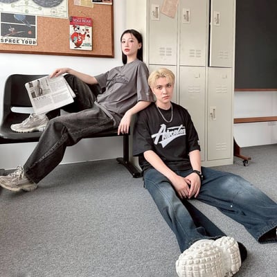 【SORONA® 涼感現貨】CRITICAL美式撞色車線貼布短T1