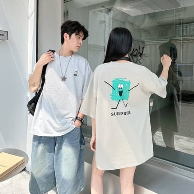 【四色同步隊服首選】手繪塗鴉印花短T10