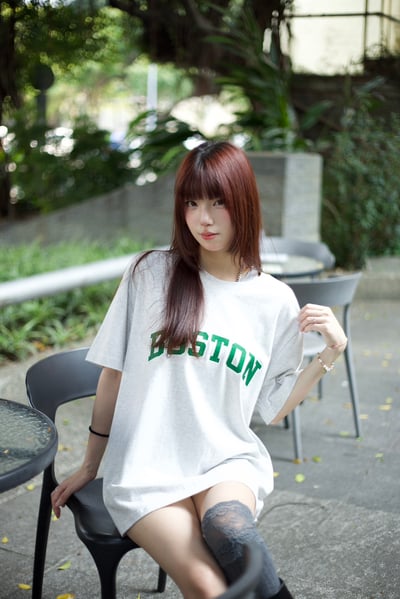 【校園風必備!!現貨速發】BOSTON印花短T4