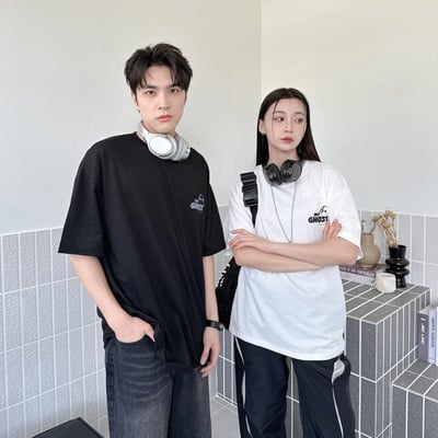 【現貨】music ghost音樂幽靈印花短T6