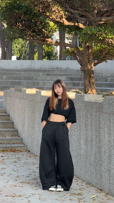 【爆款警告!!!】線條彎刀棉褲3