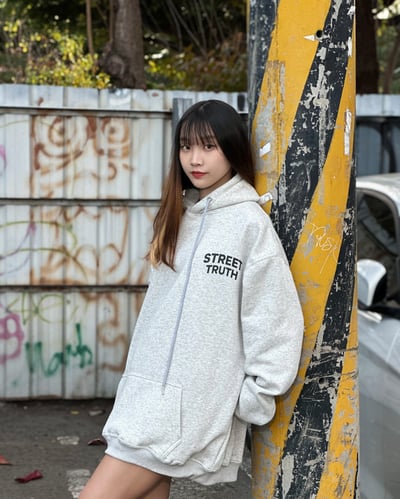 【現貨速發】街魂鏈鎖牛奶絨帽T2