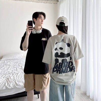 【現貨】WIND PANDA小花熊貓印花短T4