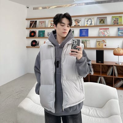 【僅此一批!優惠售完為止🔥】立領鋪棉麵包背心6