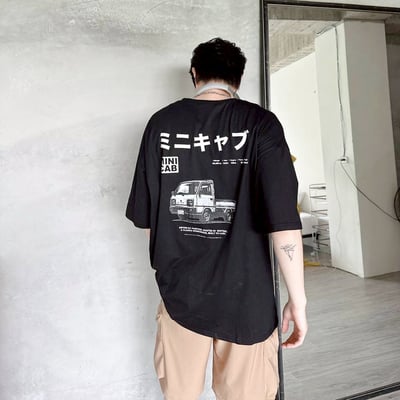 【現貨】MINI CAB日本貨車照片印花短T2