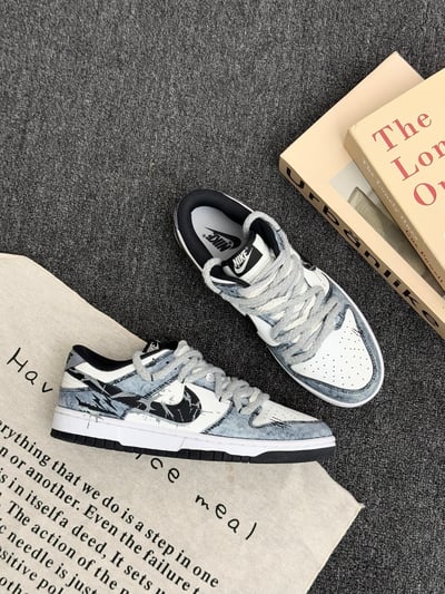 【訂製款】Nike Dunk Low 裂影灰燼3