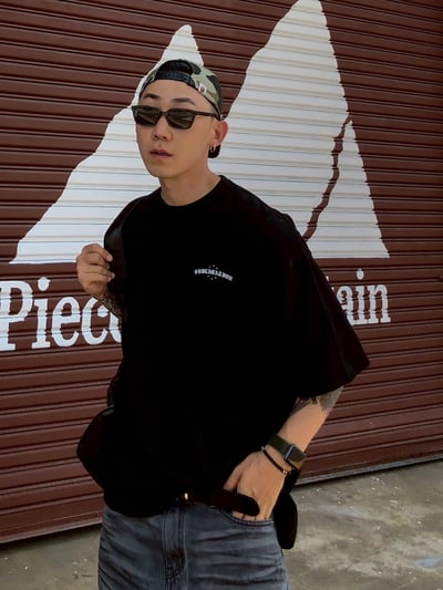 【現貨】美式歌德字印花短T7