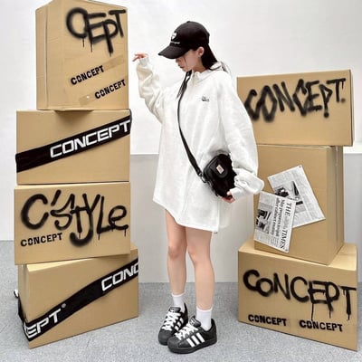 【現貨】Then刺繡立領拉鍊衛衣6