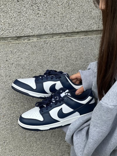 【驚喜補貨】Nike Dunk Low White Midnight Navy 2025 海軍藍｜HF5441-1072
