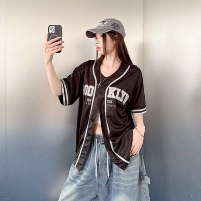【現貨】Brooklyn美式刺繡棒球罩衫5