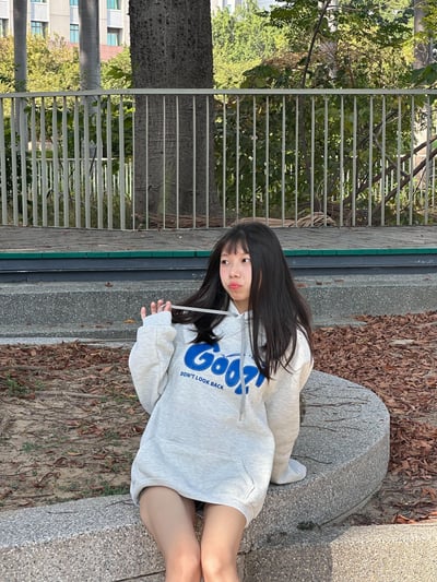 【現貨】Goozi字體刷毛帽T9