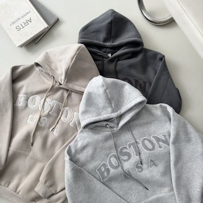 【現貨】BOSTON毛巾繡帽T9