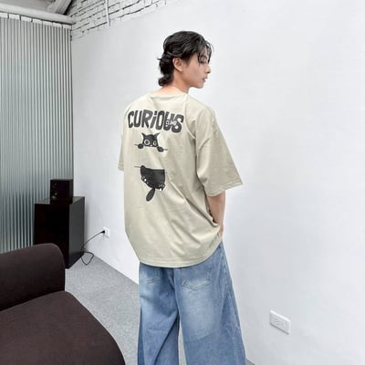 【現貨】CURIOUS貓咪印花短T9
