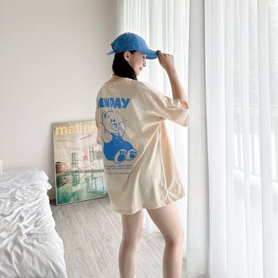 【現貨】NEWDAY吊帶小熊印花短T7