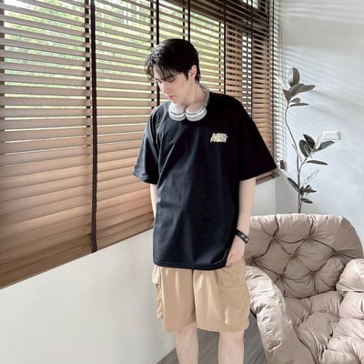 【現貨】WIND PANDA小花熊貓印花短T9