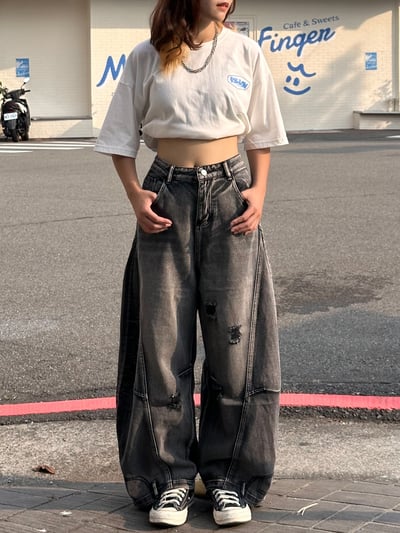 【官網限定加價購爆款】解構破壞牛仔褲4