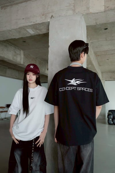 【現貨】SPACES圖標刺繡短T5