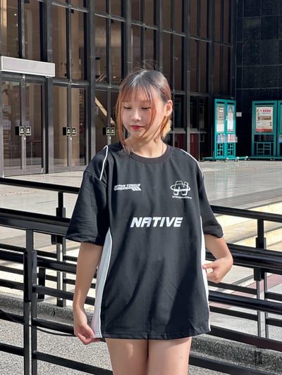 【現貨】NATIVE TONGUE賽車風7號短T7