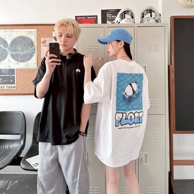 【SORONA® 涼感現貨】PLOAT熊貓潛水印花短T1