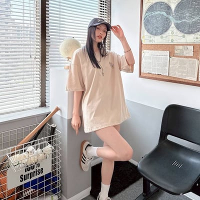 【現貨】笑臉奶油吐司印花短T7