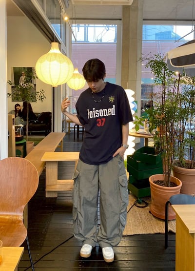 【現貨】Poisoned 37剝落感印花短T2