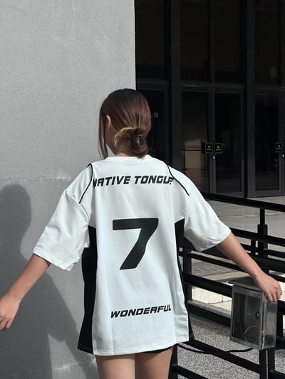 【現貨】NATIVE TONGUE賽車風7號短T12