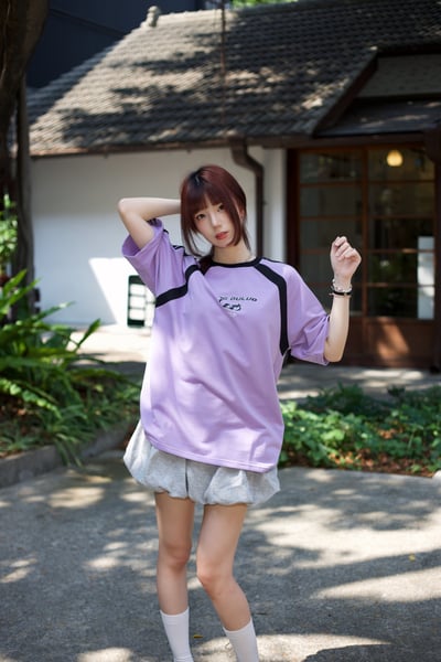 【現貨】BANG OUILUO拼接短T6