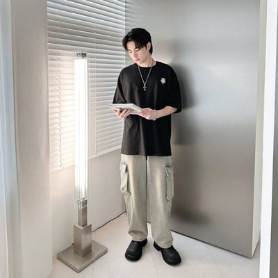 【現貨】耳機狗狗印花短T4