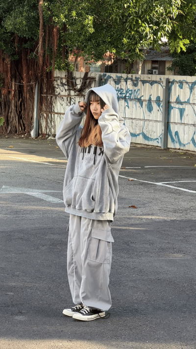 【小編愛褲現貨】Y2K壓條尼龍工裝衝鋒褲2