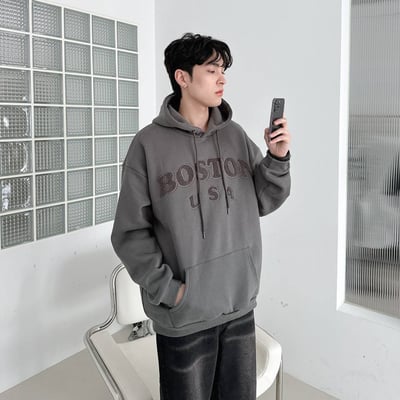 【現貨】BOSTON毛巾繡帽T3