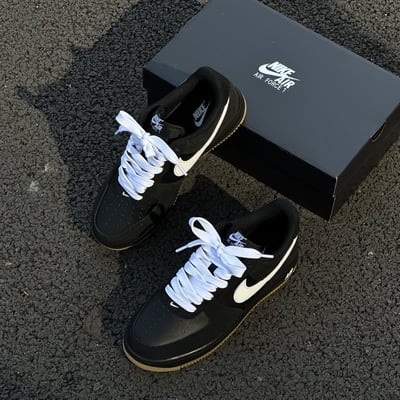 【國外限定預購】NIKE AIR FORCE “BLACK GUM” 黑白生膠｜IB6388-0013