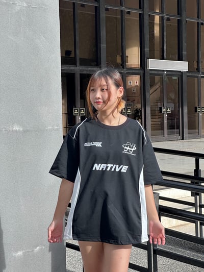 【現貨】NATIVE TONGUE賽車風7號短T8