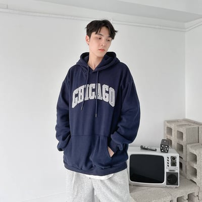 【現貨】電繡CHICAGO帽T6