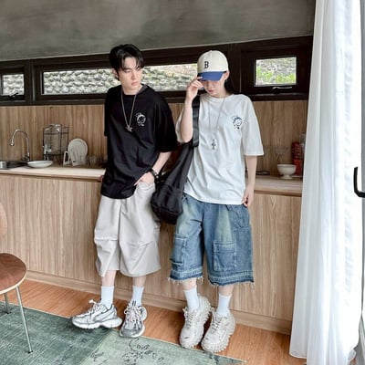 【現貨】HAIRDRY吹風機狗狗插畫印花短T4