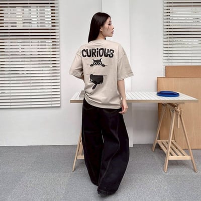 【現貨】CURIOUS貓咪印花短T3