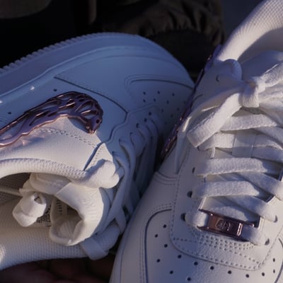 【爆款限量現貨】Nike AF1 玫瑰粉金 液態金屬｜IF1686-1614